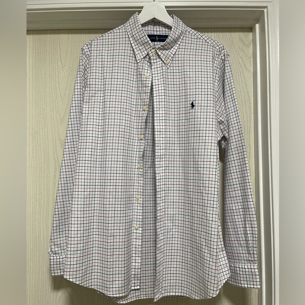 Ralph Lauren Checker Style Button Down - image 1